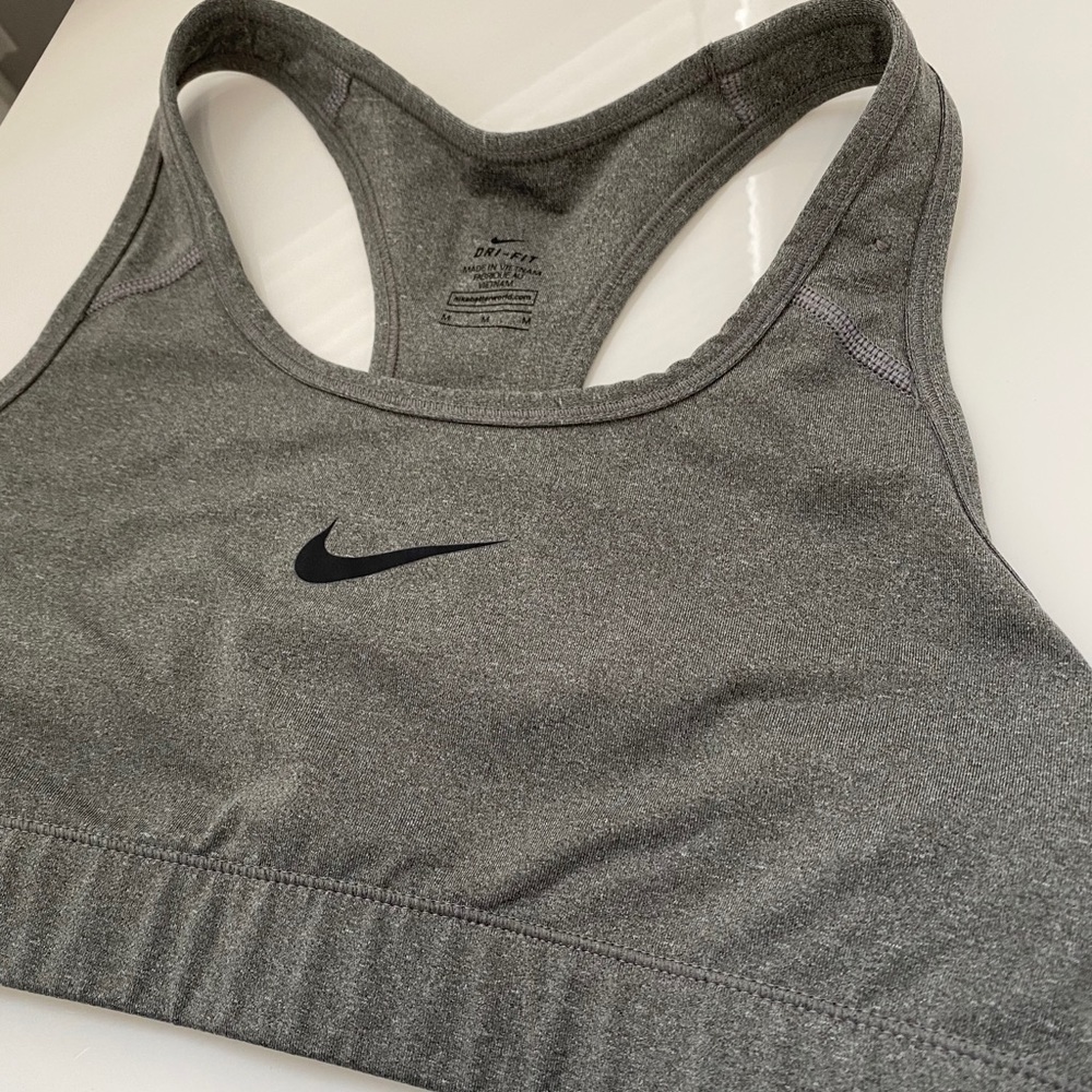 Nike Gray Sports Bra